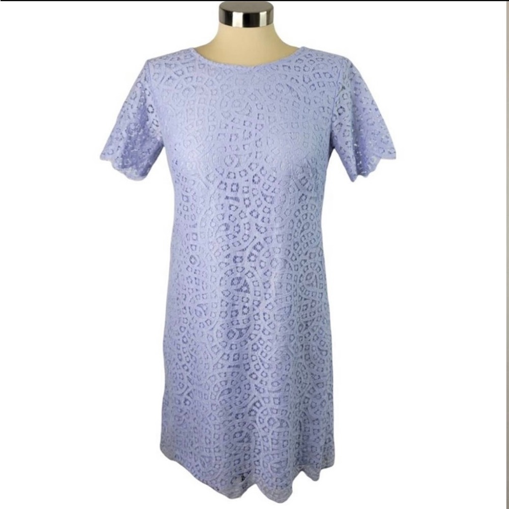 Ann Taylor light blue shift dress size 2